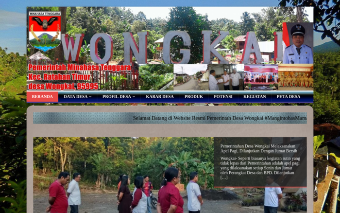 Website Pemerintah Desa Wongkai